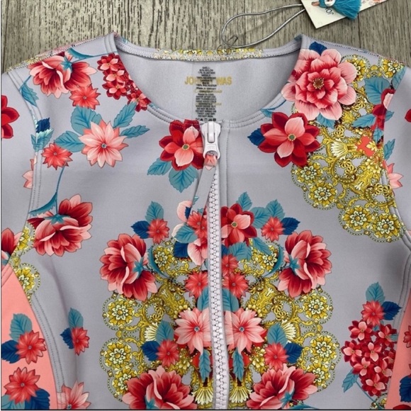 Johnny Was Japer Neoprene One Piece Swimsuit - Picture 6 of 6